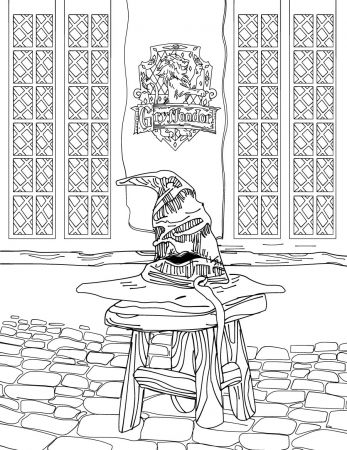 Online coloring book: Coloring magic cap